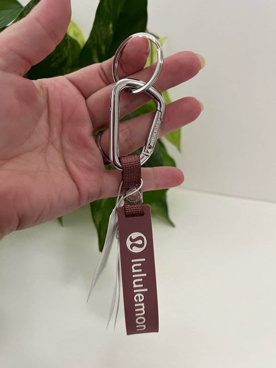 lululemon athletica Accessories - NWT Lululemon Mauve Silicone Keychain
